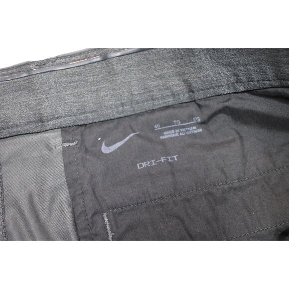Nike Golf Shorts Dri Fit Stretch Gray Performance Flat 7" INS Mens Size 40 - Picture 5 of 5